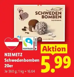 Lidl NIEMETZ Schwedenbomben 20er Angebot
