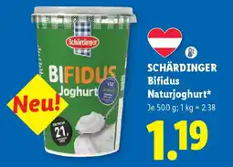 Lidl Schärdinger Bifidus Naturjoghurt Angebot