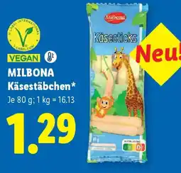 Lidl Milbona Käsestäbchen Angebot
