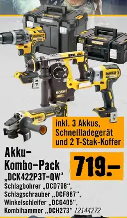 Hornbach DEWALT Akku-Kombo-Pack ,DCK422P3T-QW" Angebot
