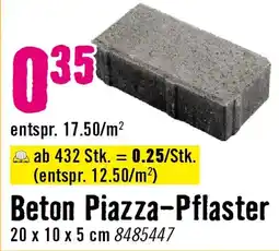 Hornbach Leier Beton Piazza-Pflaster Angebot