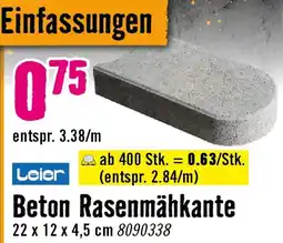 Hornbach Leier Beton Rasenmähkante Angebot