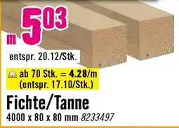 Hornbach Fichte/Tanne Angebot
