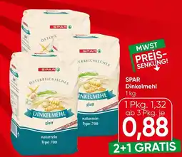 Spar SPAR Dinkelmehl Angebot