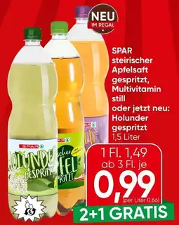 Spar Holunder gespritzt Angebot