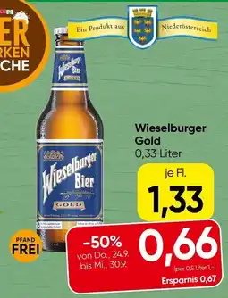 Spar Wieselburger Bier Gold Angebot