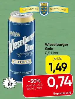 Spar Wieselburger Bier Gold Angebot