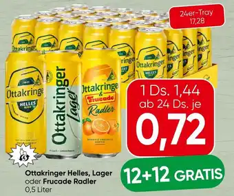Ottakringer Helles, Lager oder Frucade Radler