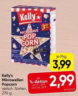 Spar Kelly's Mikrowellen Popcorn Angebot