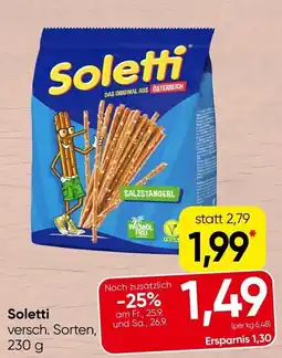Spar Soletti Salzstangerl Angebot