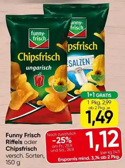 Spar Funny Frisch Chipsfrisch ungarisch Angebot