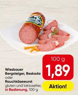 Spar Wiesbauer Bergsteiger, Beskada oder Rauchkäsewurst Angebot