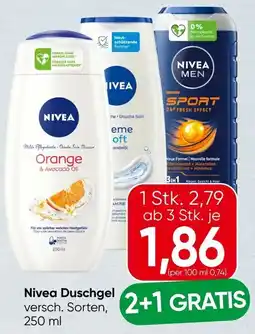 Spar Nivea Duschgel Angebot
