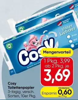 Spar Cosy Toilettenpapier Angebot