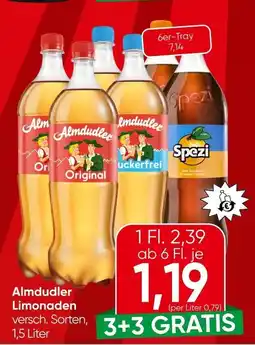 Spar Almdudler Limonaden Angebot