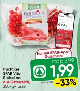 Spar SPAR Vital Ribisel rot Angebot