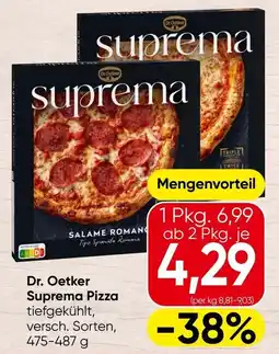 Spar Dr. Oetker Suprema Pizza Angebot