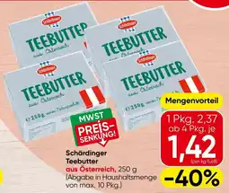 Spar Schärdinger Teebutter Angebot