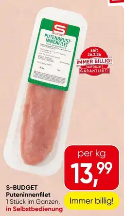 Spar S-Budget Puteninnenfilet Angebot