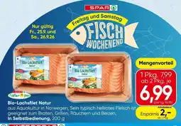 Spar Bio-Lachsfilet Natur Angebot