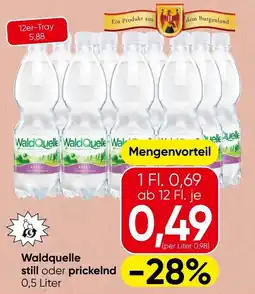 Spar Waldquelle still oder prickelnd Angebot