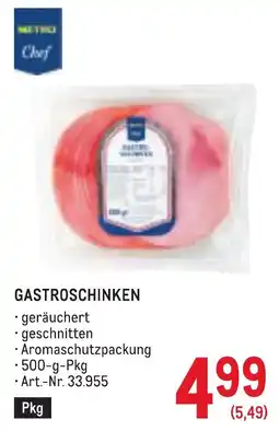 Metro Metro Chef Gastroschinken Angebot