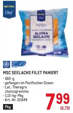 Metro MSC Seelachs Filet Paniert Angebot