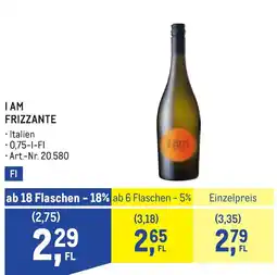Metro I AM FRIZZANTE Angebot