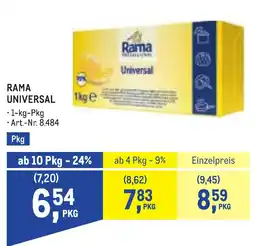Metro Rama Universal Angebot