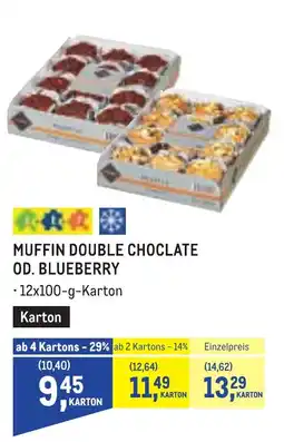 Metro Muffin Double Chocolate Od. Blueberry Angebot