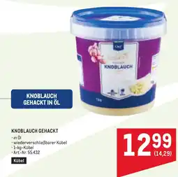 Metro Chef Knoblauch gehackt in Öl Angebot