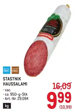 Metro Stastnik Haussalami Angebot