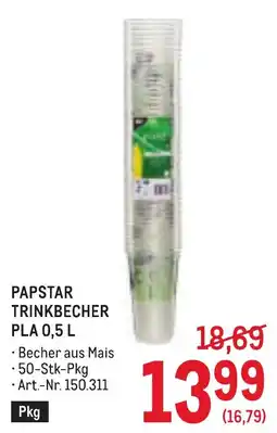 Metro Papstar Trinkbecher Angebot