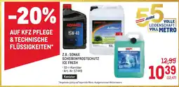 Metro Sonax Scheibenfrostschutz Ice Fresh Angebot