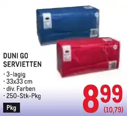 Metro Duni Go Servietten Angebot