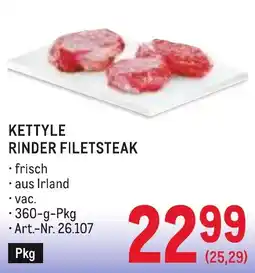 Metro KettyLe Rinder Filetsteak Angebot