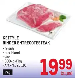 Metro Kettyle Rinder Entrecote Steak Angebot