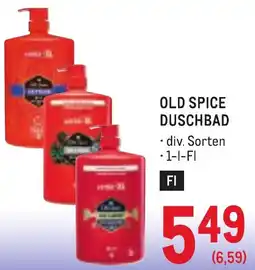 Metro Old Spice Duschbad Angebot