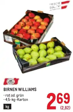 Metro Birnen Williams Angebot