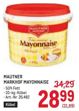 Metro Mautner Markhof Mayonnaise Angebot