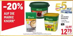 Metro Knorr Goldaugen-Rindsuppe Angebot