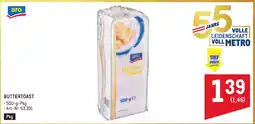 Metro aro Buttertoast Angebot