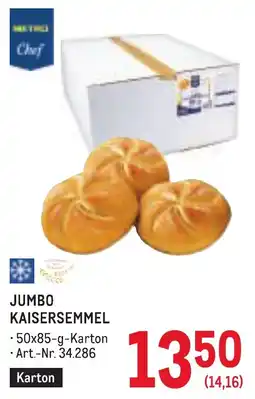 Metro Jumbo Kaisersemmel Angebot