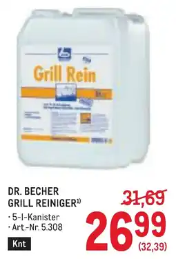 Metro Dr. Becher Grill Reiniger Angebot