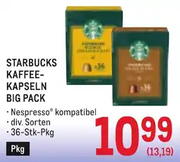 Metro Starbucks Kaffee-Kapseln Angebot