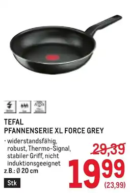 Metro Tefal Pfannenserie XL Force Grey Angebot