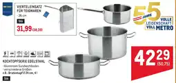 Metro Kochtopfserie Edelstahl Angebot