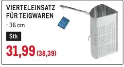 Metro Vierteileinsatz für Teigwaren Angebot