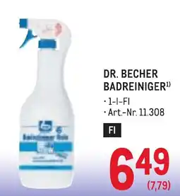 Metro Dr. Becher Badreiniger Angebot