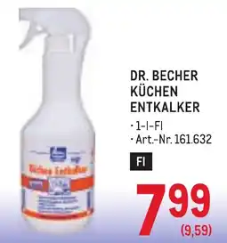Metro Dr. Becher Küchen Entkalker Angebot